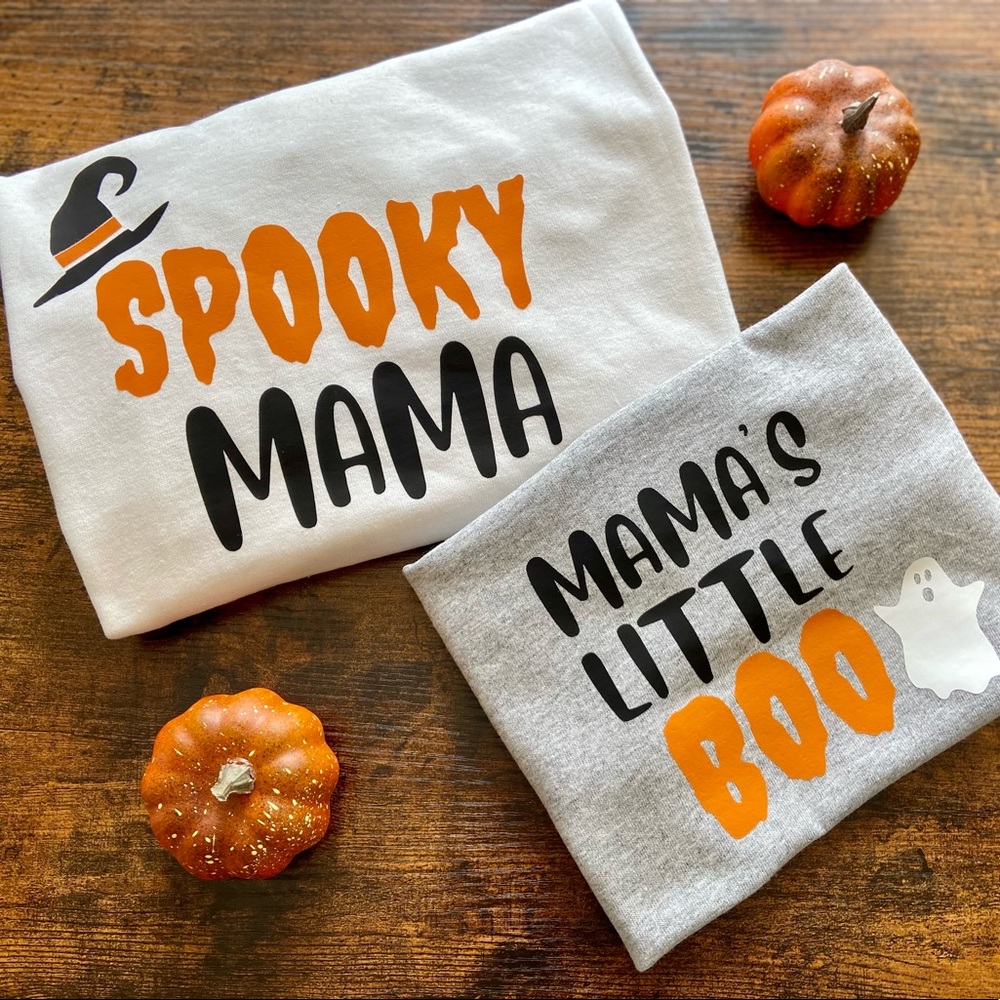 Spooky Mama & Mama’s Little Boo T Shirts